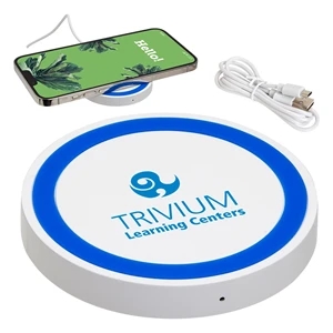 Medium White W/Blue Accent