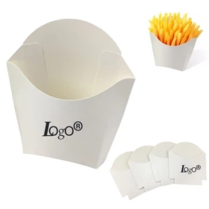 4 Oz Disposable White French Fries Box Fast Food Holder