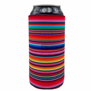 3mm Neoprene 16 Oz. Collapsible Can Cooler Sleeve