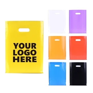 12''x16'' Die Cut Handle Plastic Merchandise Bags
