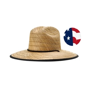 Richardson® Lined Waterman Straw Lifeguard Hat