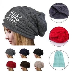 Soft Thin Warm Cable Cap