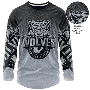 Unisex 180 GSM Cotton Feel Jersey Long Sleeve T-Shirt
