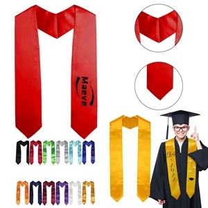 Plain Graduation Honor Stole Sash