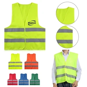 High Visibility Reflective Safety Neon Yellow Green Vest