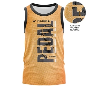 Unisex 125 GSM Woven Roving Performance Sublimation Tank Top