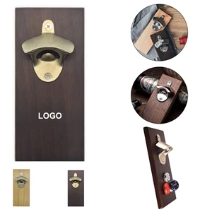 Wall Mounted Magnetic Beer Bottle Opener