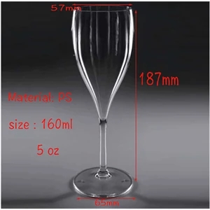 Custom Plastic Champagne Flute