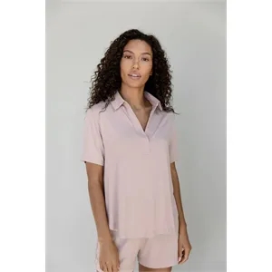 Women's Stretch Knit Short Sleeve Polo