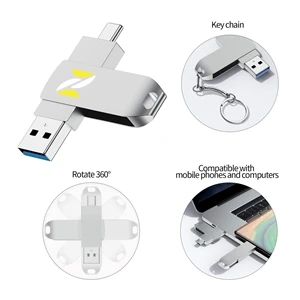 Type-c Mobile Phone Computer Dual-Use Metal Flash Drive