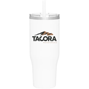 40 oz Elias Stainless Insulated Travel Tumbler w/Straw