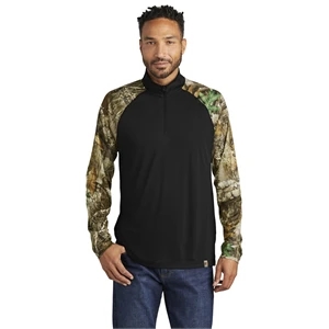 Russell Outdoors Realtree Colorblock Performance 1/4-Zip