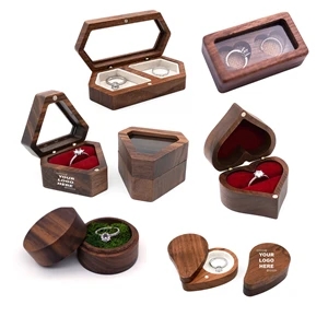 Wooden Engagement Ring Box