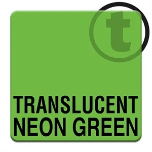 Translucent Neon Green