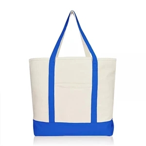 Two-tone Canvas Tote Bag