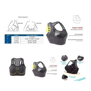 Quick-Dry Compression Workout Bra