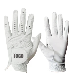 Real Leather Golf Gloves