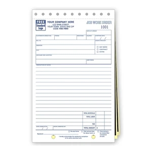 Work Orders, Job, Carbon, Small Format