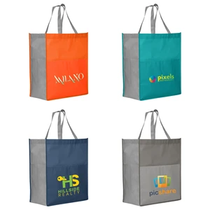 Rome RPET - Recycled Non-Woven Tote Pocket - ColorJet