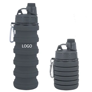 Rainbow Collapsible Sports Water Bottles