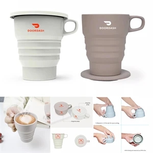 Tims Collapsible Silicone Coffee Mug - 10 oz