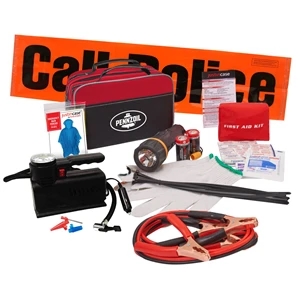 Roadside Emergency Kit w/ Trunk Organizer