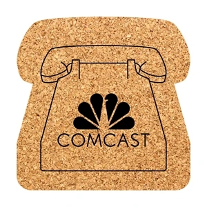 Phone Shaped Cork Coaster