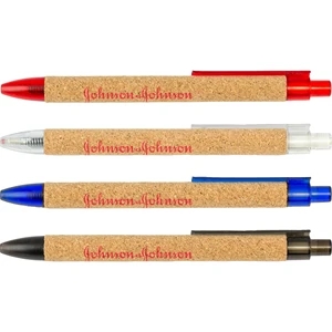 100% Eco Cork Barrel Pen