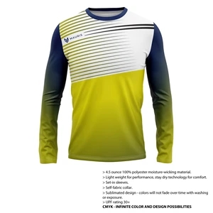 Full Sublimation Long Sleeve Performance T-Shirt UPF DriFit