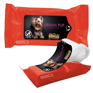 Pet Wipes in Pouch