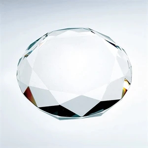 Gem Cut Octagon Paperweight