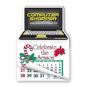 3" x 4 1/4" Calendar Magnet Laptop Shape