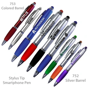 Popular Smart Phone & Tablet Touch Tip Ballpoint Pen