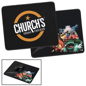 Large Mouse Pad w/Stitched Edges and Full Color Sublimation