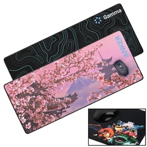 XL Mouse Pad Desk Mat w/Stitched Edges and Sublimation