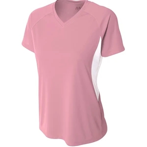 Color Block V-Neck