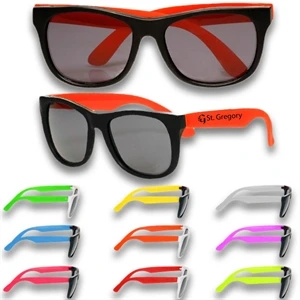 Eyeglass - Two tone Plastic UV Protection Sunglasses