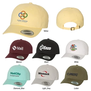 Yupoong 6245PT Peached Cotton Twill Dad Cap