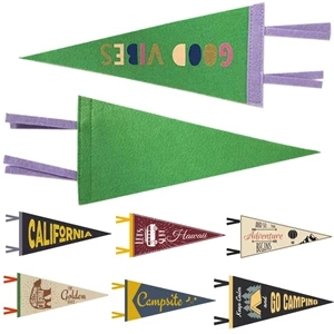 Mini Flag Signs Felt Banner Pennants