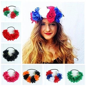 4th of July Halloween Holiday Party Flower Crown Headwear