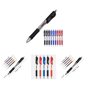 Ergonomic Plastic Gel Pen - Click Type Writing Instrument