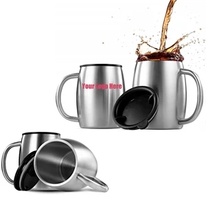 14 Oz Stainless Steel Coffee Mugs