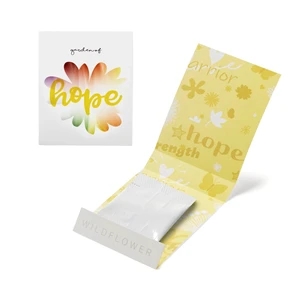 Yellow Garden of Hope Seed Matchbook