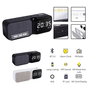 8 In1 Bluetooth Speaker With Alarm Clock