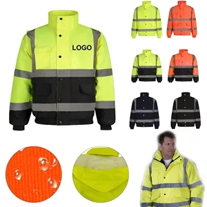 Waterproof Safety Reflective Cotton Jacket