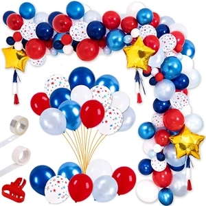 129Pcs 4th of July Balloon Decorations