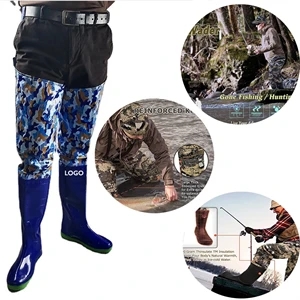 Waterproof Camo Hip Waders