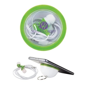 Rima Stereo Earbuds with Keyring Case