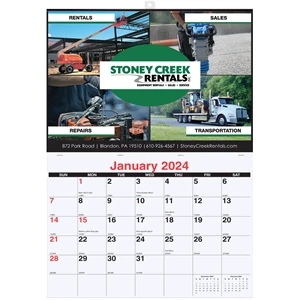 Monthly Wall Calendars - One Custom Photo 17" x 24"