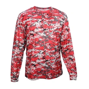 Badger Youth Digital Camo Long Sleeve T-Shirt